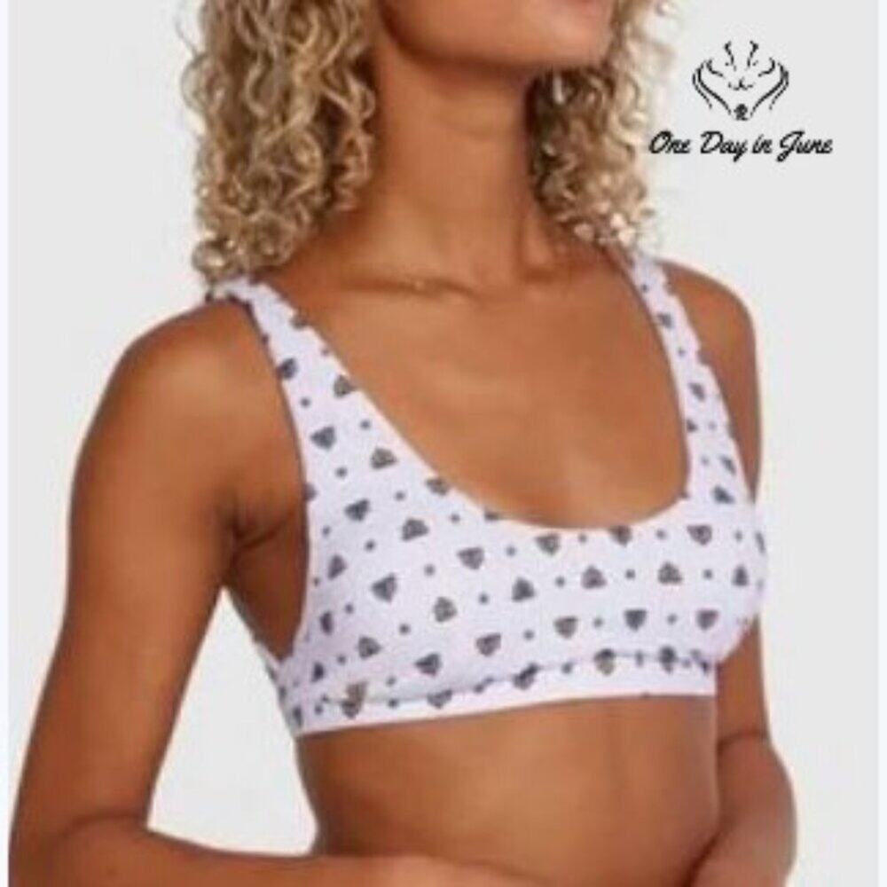 RVCA Foulard Bralette Bikini Top Size S
